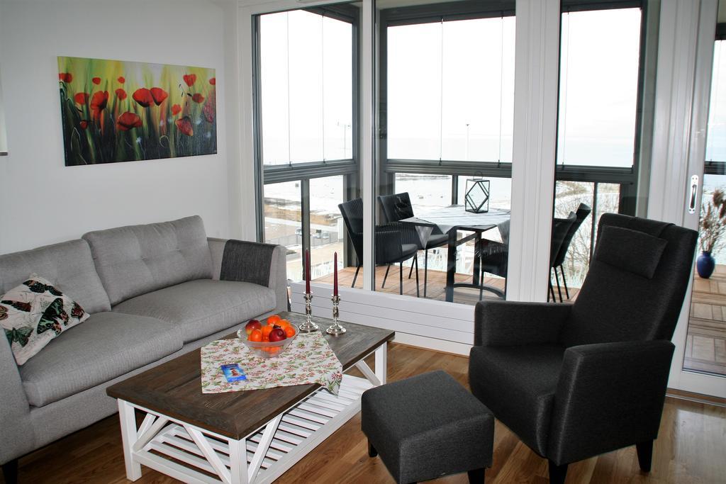 Visby Snack Havsutsikt Appartamento Esterno foto